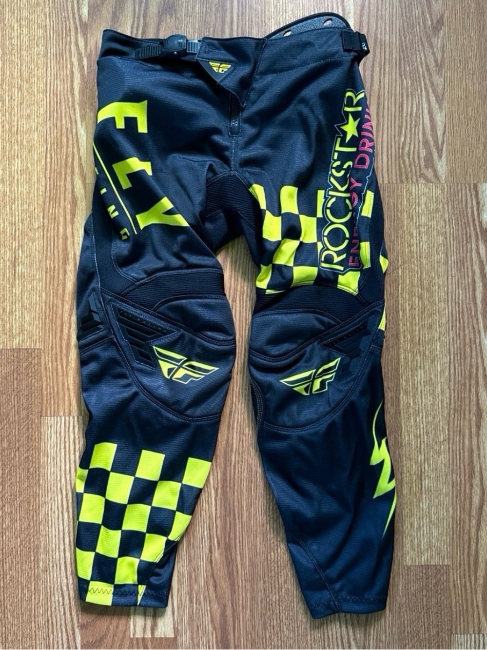 FLY Racing Kinetic Rockstar Energy Motocross / BMX Racing Pants
